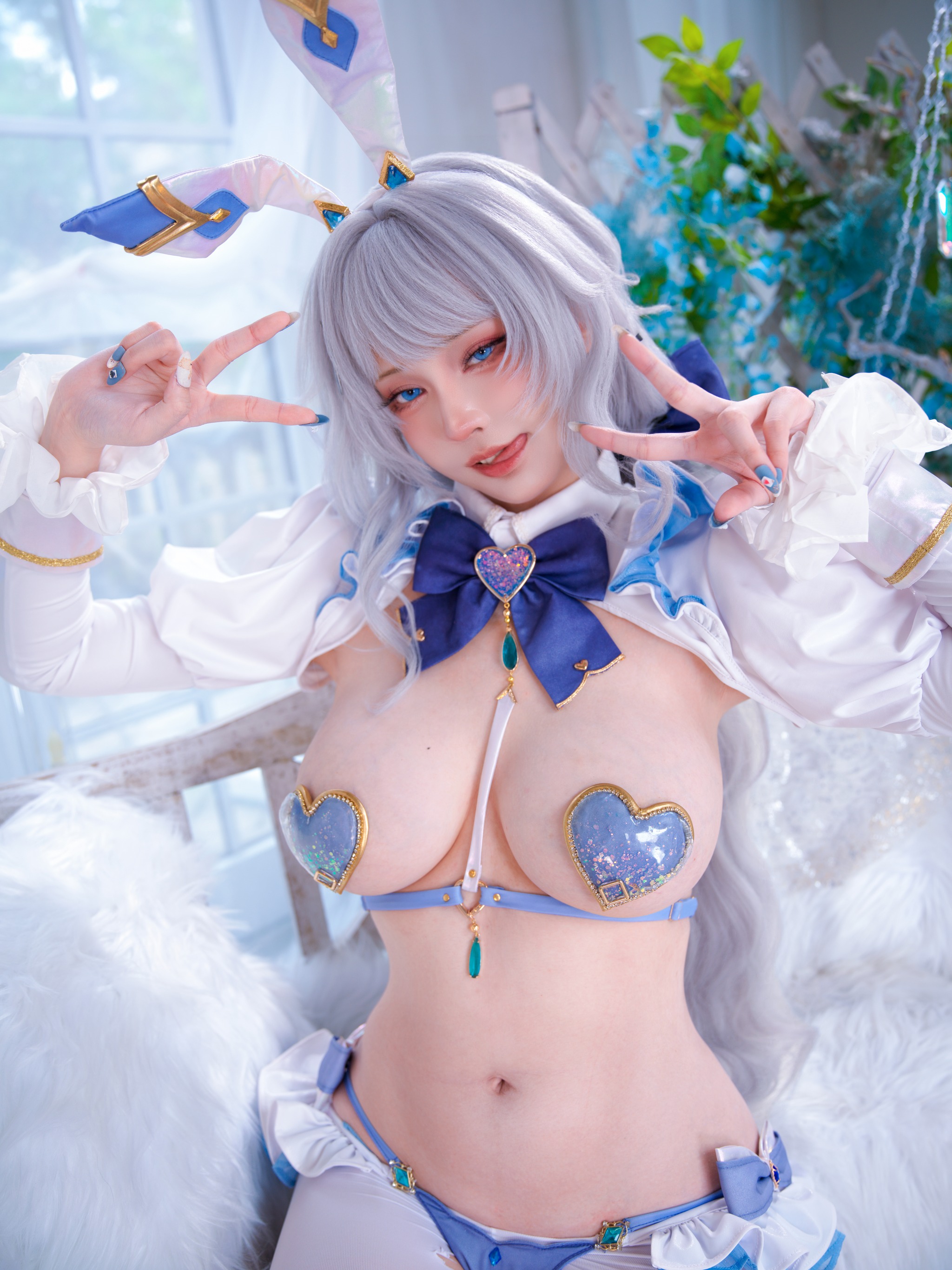 图片[1]-Machi馬吉 – NO.019 逆バニ [93P]-XikXak